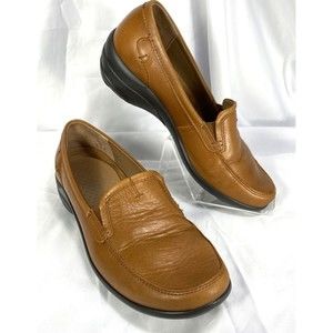 Hotter Comfort Concept Loafers Women’s Size US 6.5 Tan Leather Envy Shoes